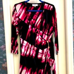 Calvin Klein Surplice Dress